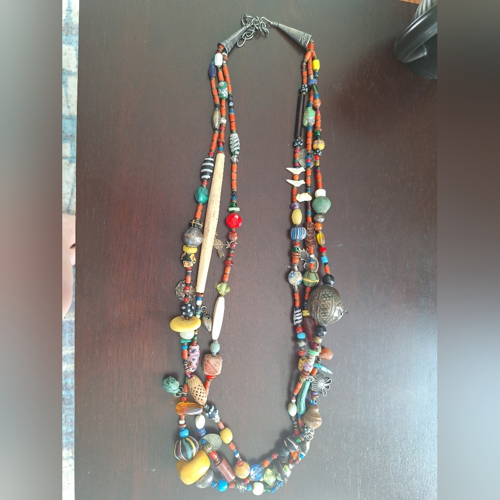 3 Strand Native Treasure Necklace